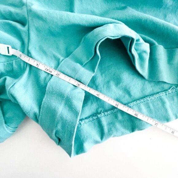 Banana Republic Women's Martin Fit Turquoise Shorts Cuffed Size 12 - Picture 6 of 9